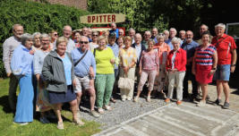 De groepsfoto mag niet ontbreken.
